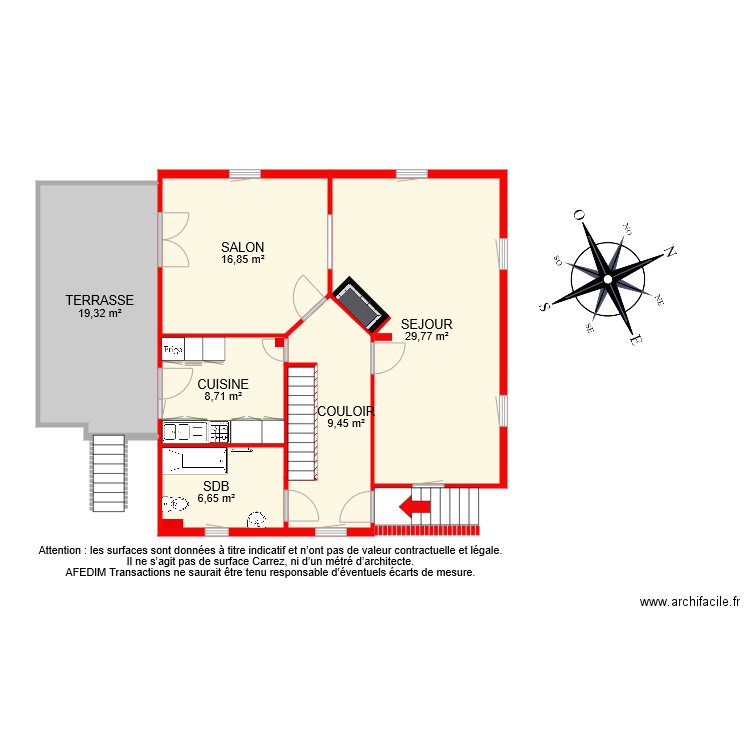 BI 7510 RDC. Plan de 0 pièce et 0 m2