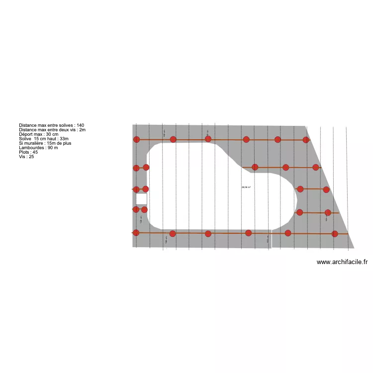 plancher piscine-2. Plan de plancher piscine-2. Plan de