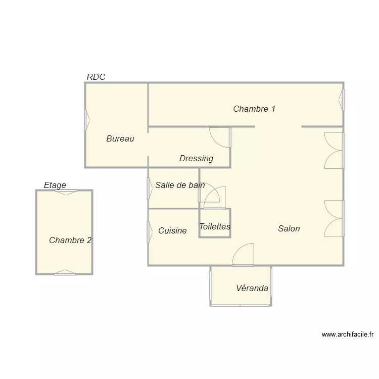 Croquis DHENRY. Plan de 