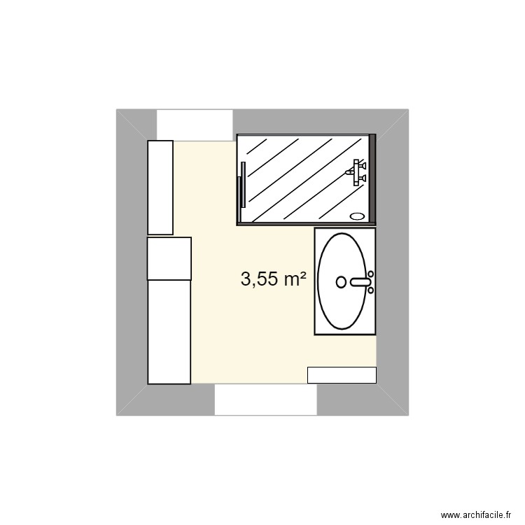 essai sdb. Plan de 0 pièce et 0 m2