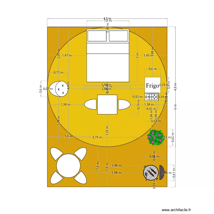 Tente. Plan de Tente. Plan de
