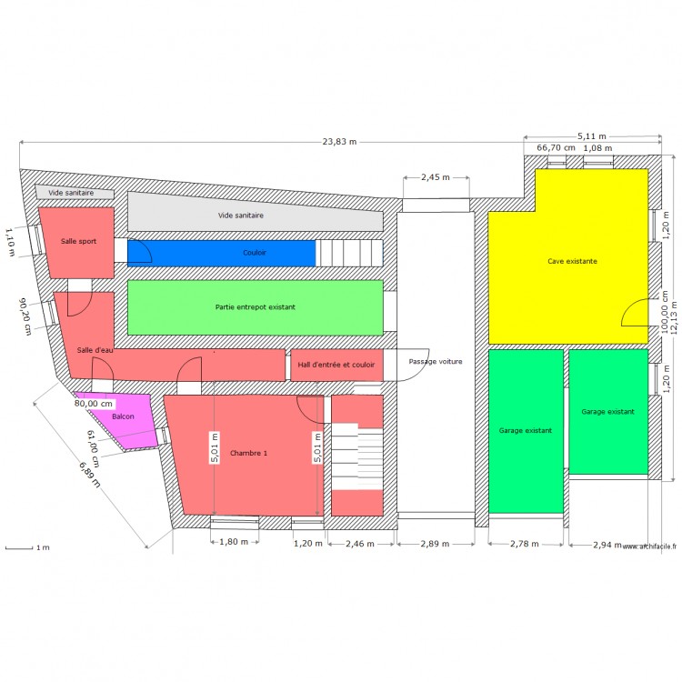 FUTUR  Niveau 0. Plan de 0 pièce et 0 m2