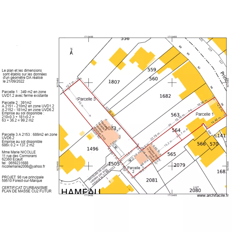 plan de masse1. Plan de 