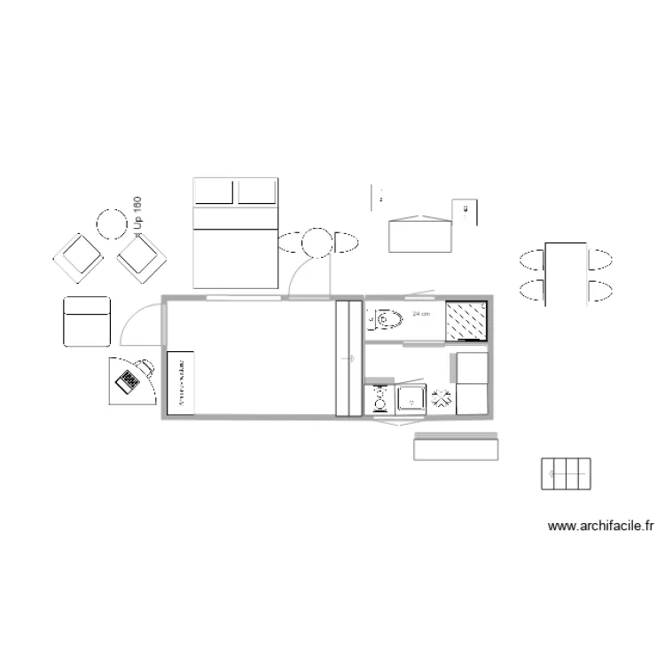 Tiny 6 jour. Plan de 