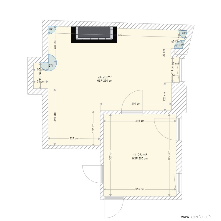 20211002 CHAMAILLARD CUISINE et ENTREE. Plan de 0 pièce et 0 m2