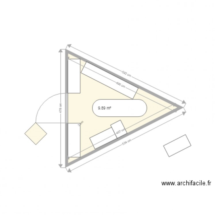 abri jardin. Plan de 0 pièce et 0 m2