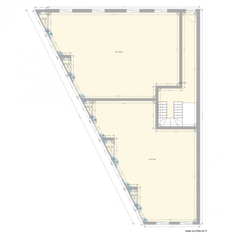 RDC. Plan de 0 pièce et 0 m2