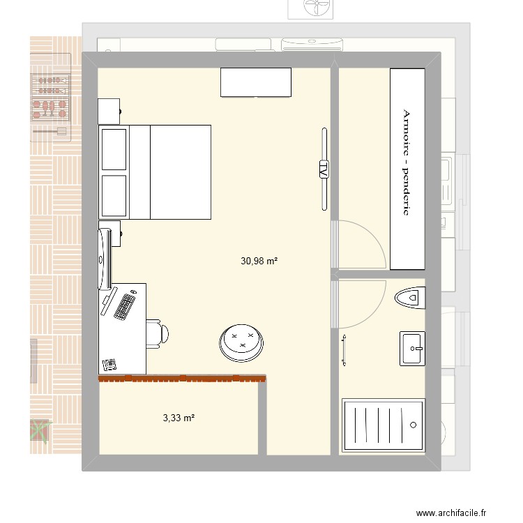 grange etage +1. Plan de 0 pièce et 0 m2