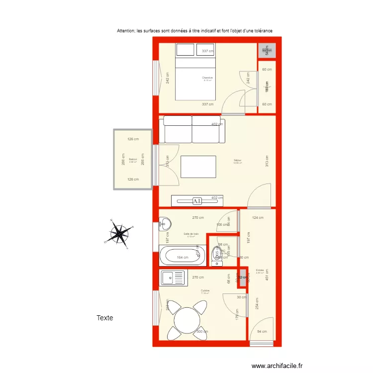 BI 2443 c&ocirc;t&eacute;. Plan de 