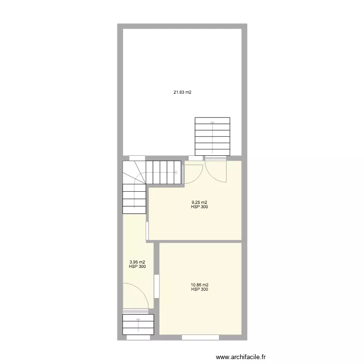 maison jeremy  rdc surfaces et hsp. Plan de 