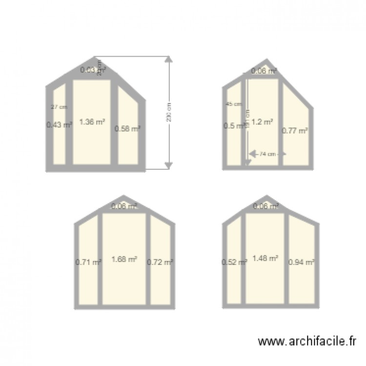 abri de jardin. Plan de 0 pièce et 0 m2