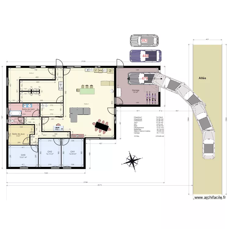 maison 6. Plan de 