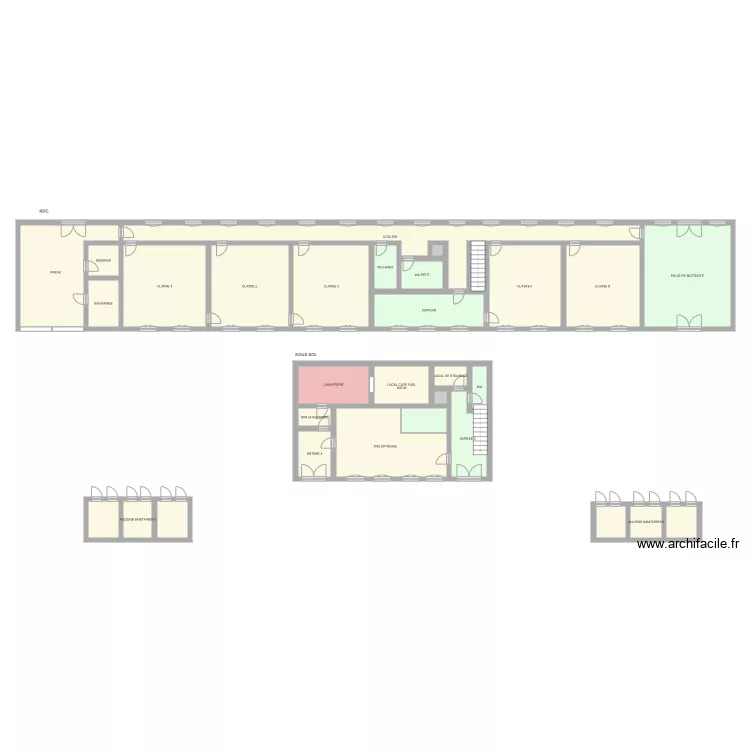 MAIRIE ARNAC ECOLE. Plan de MAIRIE ARNAC ECOLE. Plan de