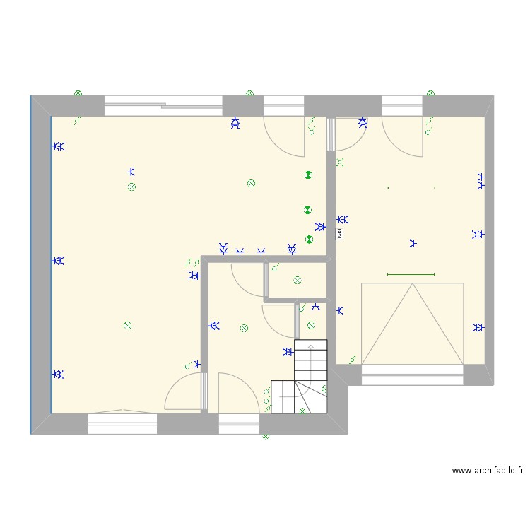 RDC FRED maison gauche. Plan de 0 pièce et 0 m2