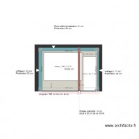 Plan de coupe façade intérieure boutique