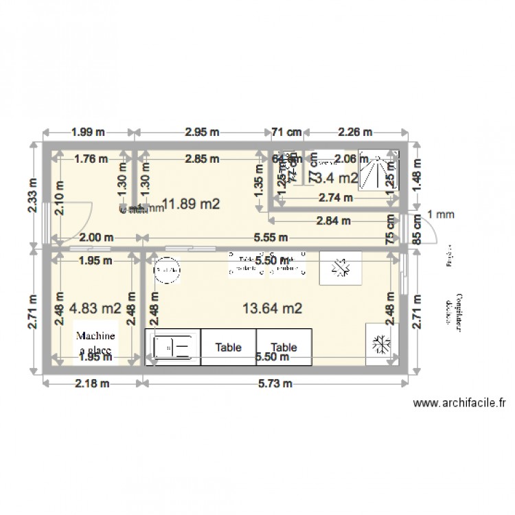 Plan découpe. Plan de 0 pièce et 0 m2