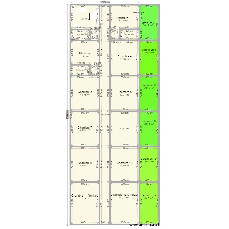 Bâtiment 12 ch fleuve. Plan de Bâtiment 12 ch fleuve. Plan de