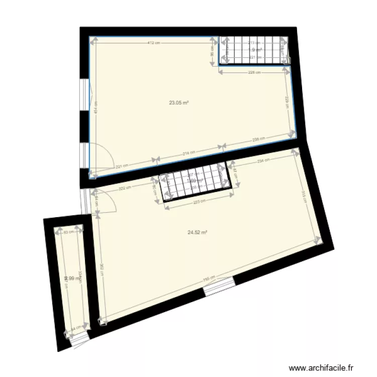THUMERELLE. Plan de 