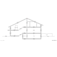 maison - coupe &eacute;l&eacute;ments  projet