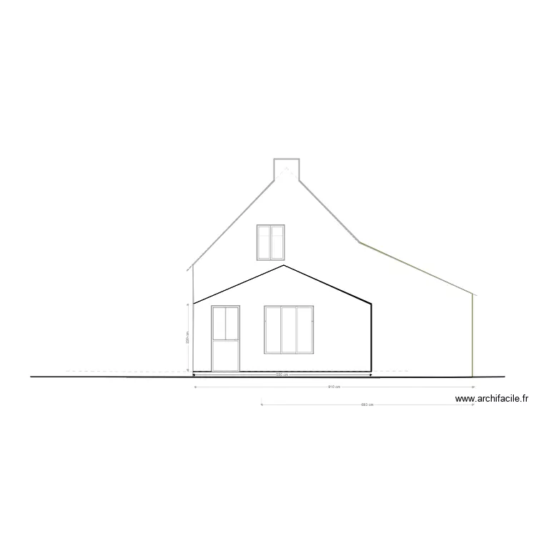 maison7. Plan de 