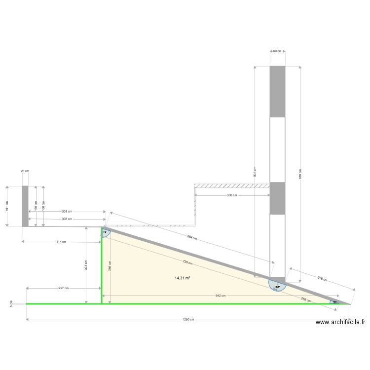 COUPE GARAGE. Plan de 0 pièce et 0 m2