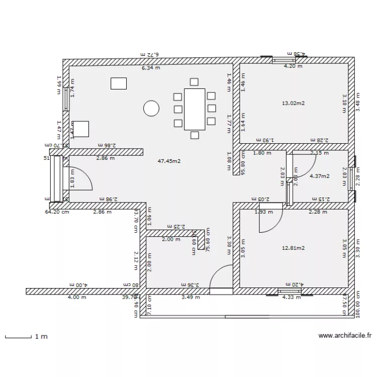 WESLEINSKY'S HOUSE. Plan de 