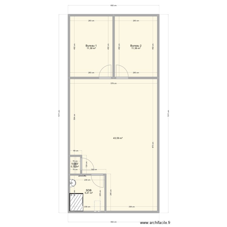 Villa Omnia étage. Plan de 0 pièce et 0 m2