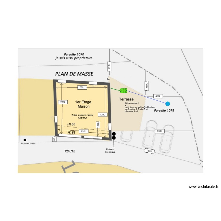 titre. Plan de 0 pièce et 0 m2