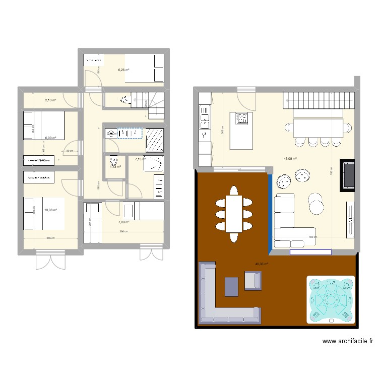 Serravalle final 2. Plan de 10 pièces et 135 m2