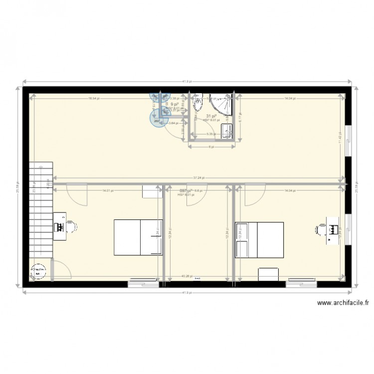 01soussol. Plan de 0 pièce et 0 m2