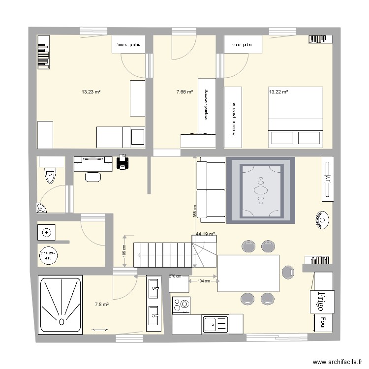 etat projeté2. Plan de 0 pièce et 0 m2