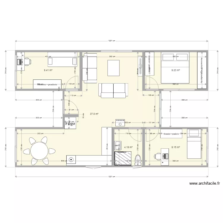 Plan maison TC 1. Plan de Plan maison TC 1. Plan de