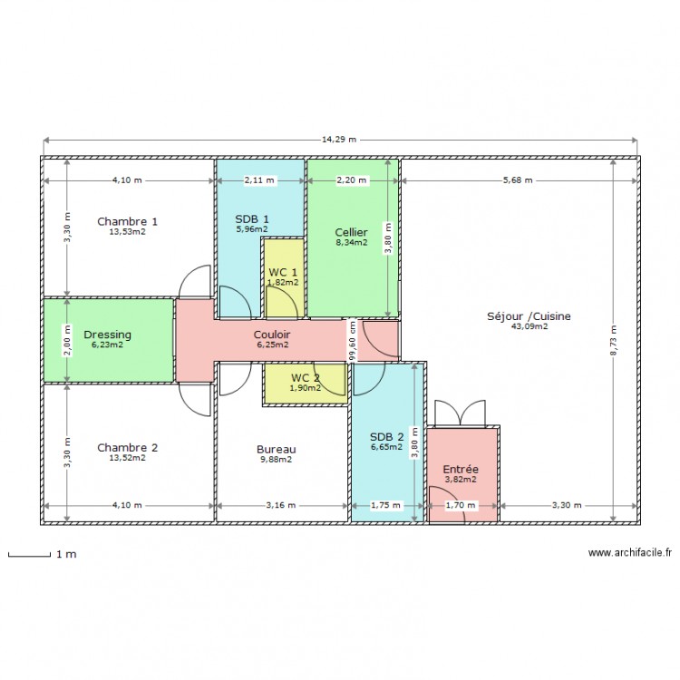 Seyssel 4 RDC. Plan de 0 pièce et 0 m2