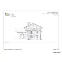 FACADE SUD GEOMETRE CHATELARD