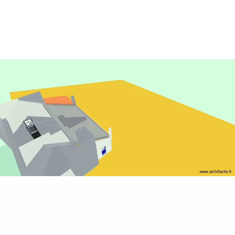 Maison moelan. Plan de 