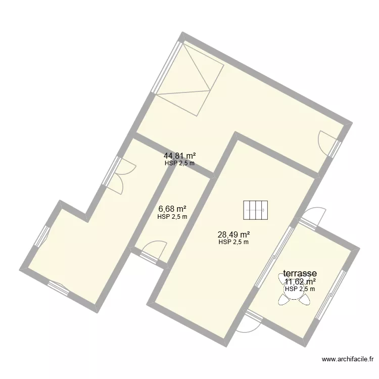 maison orthez. Plan de 4  et 92 m²