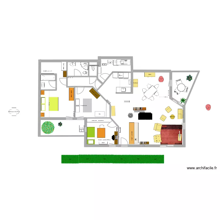 Jardins du Potier version 8. Plan de 