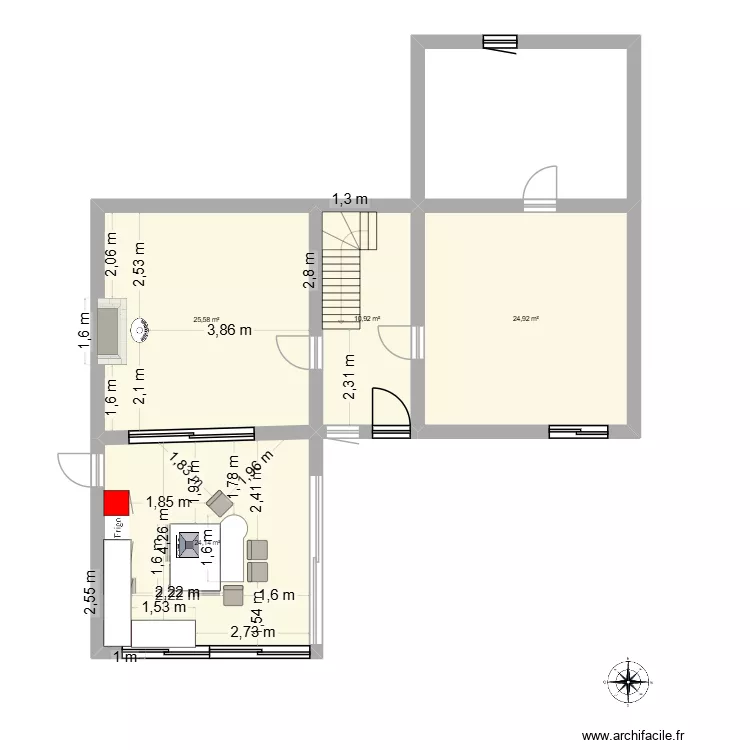 pruille. Plan de 4 et 86 m² pruille. Plan de 4 et 86 m²