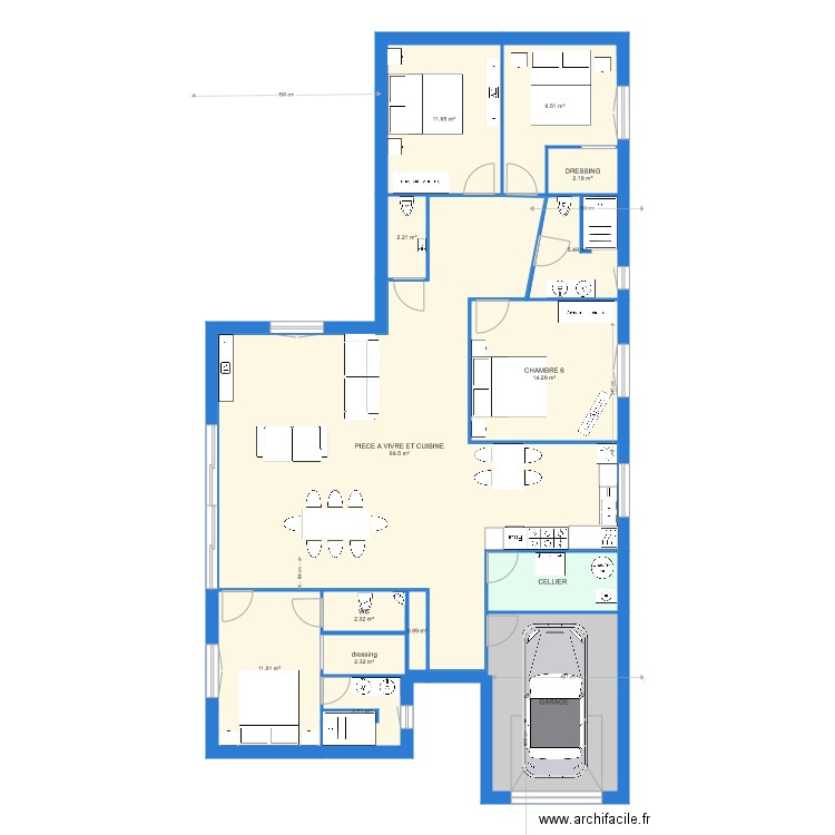 nllr maison. Plan de 0 pièce et 0 m2