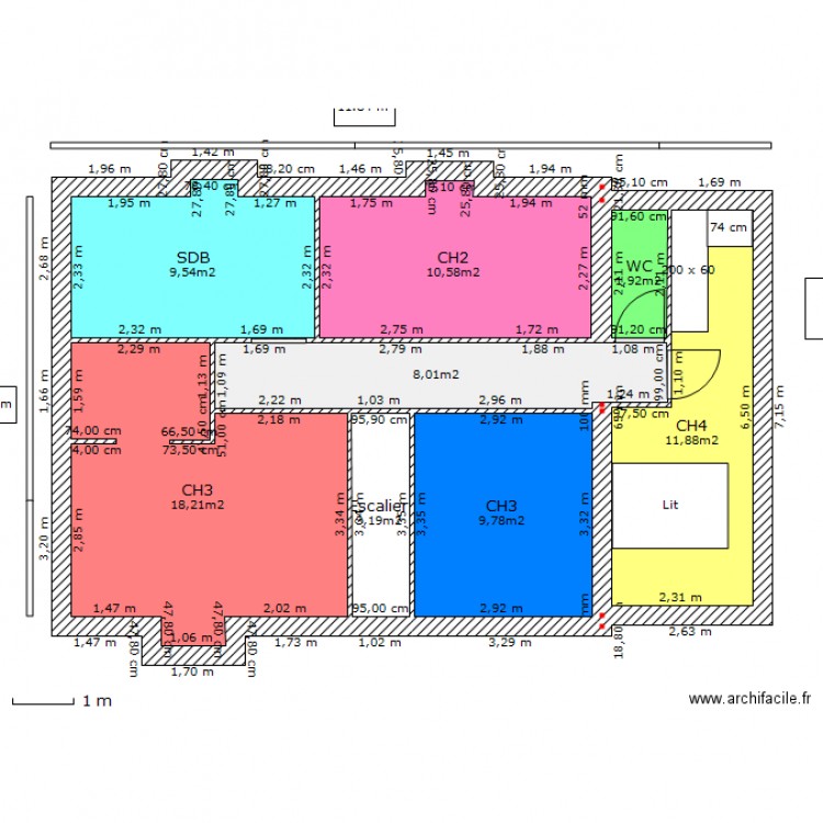 SeveExtensionHaut. Plan de 0 pièce et 0 m2