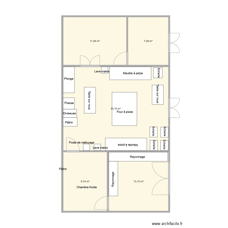 LABO M SALAMINA 2. Plan de 0 pièce et 0 m2