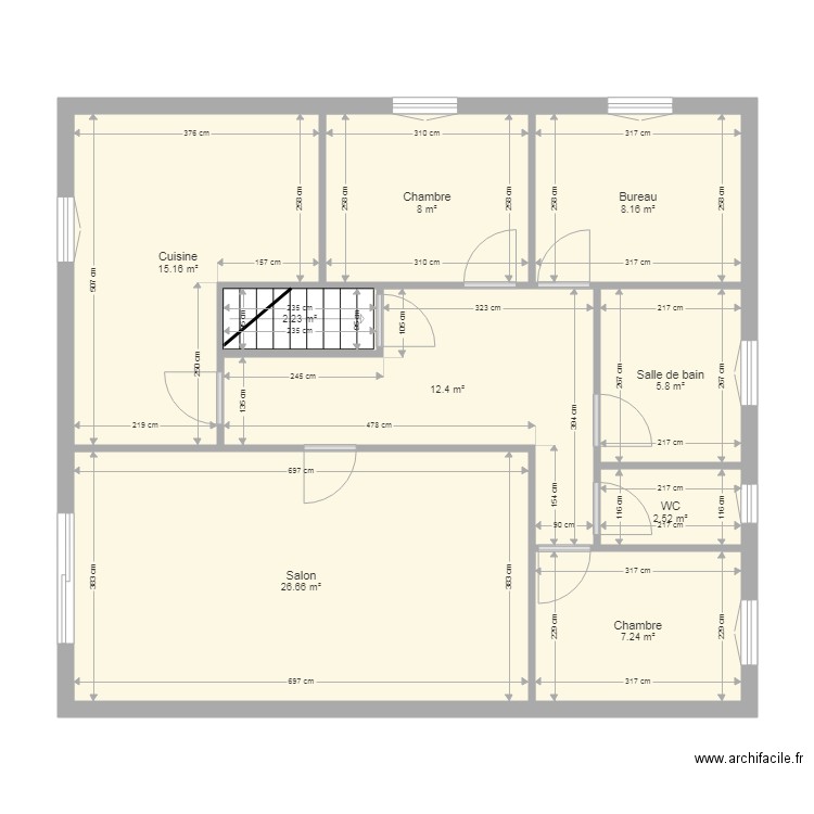 richet jp. Plan de 0 pièce et 0 m2