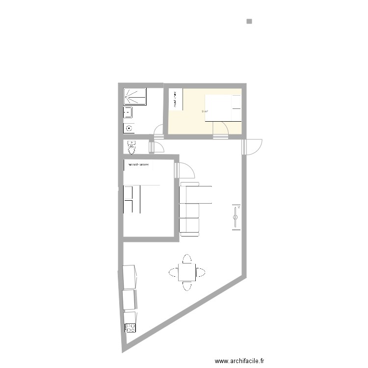 immeuble wlerick T3. Plan de 0 pièce et 0 m2
