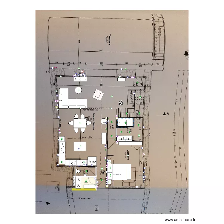 Grange archi. Plan de Grange archi. Plan de