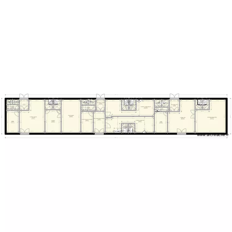 GYMNASE LEO LAGRANGE ANICHE 59580. Plan de 
