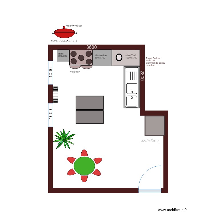 Laversines nouveau projet ITEP Sofinor. Plan de 0 pièce et 0 m2