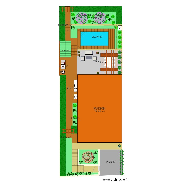 Plan exterieur Dejoyeau. Plan de 0 pièce et 0 m2