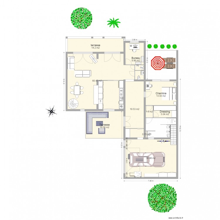 Maison JACKY étude 4. Plan de 0 pièce et 0 m2