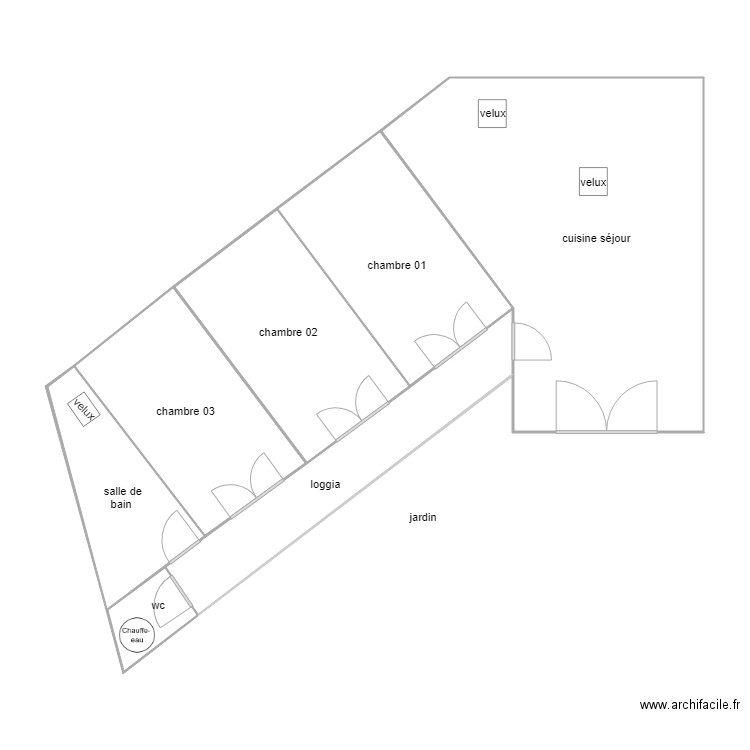 indivision roindon bat 10. Plan de 0 pièce et 0 m2