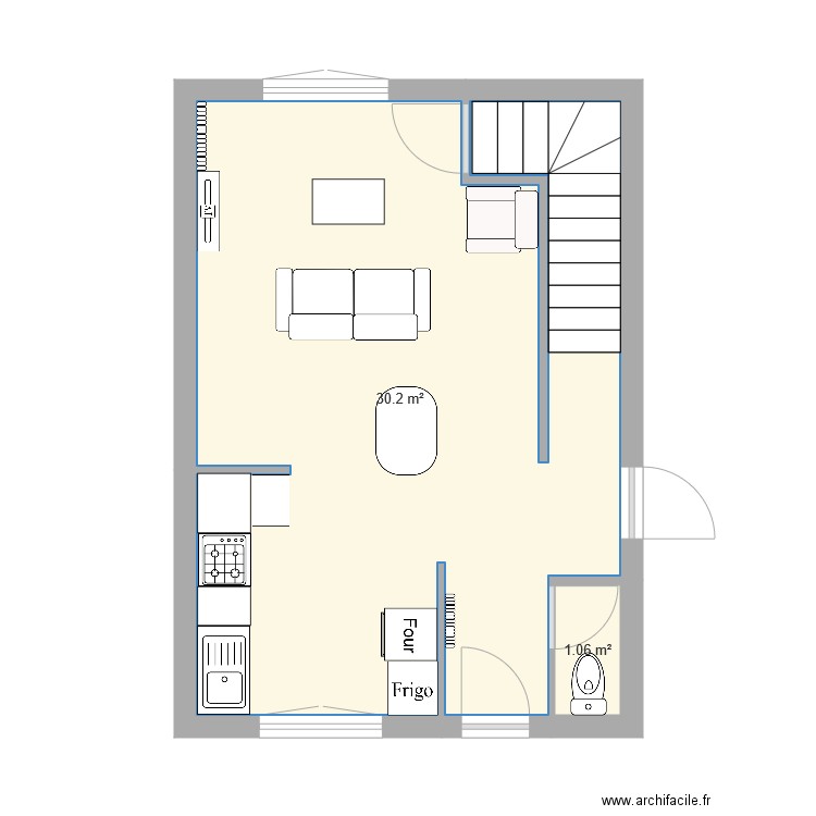 Maison. Plan de 0 pièce et 0 m2